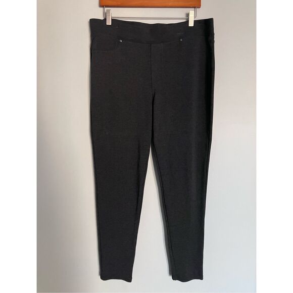 SEVEN7 Charcoal Grey Elevated Leggings Size XL - Picture 4 of 15